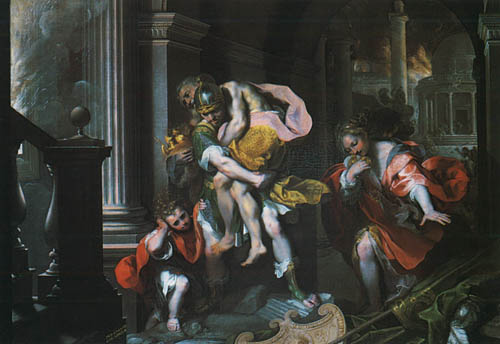 Barocci - Aeneas fleeing Troy